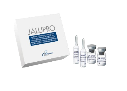 Jalupro Classic skin booster dengan asam amino dan asam hialuronat untuk mencerahkan, meremajakan, dan meningkatkan metabolisme sel kulit wajah dan leher.